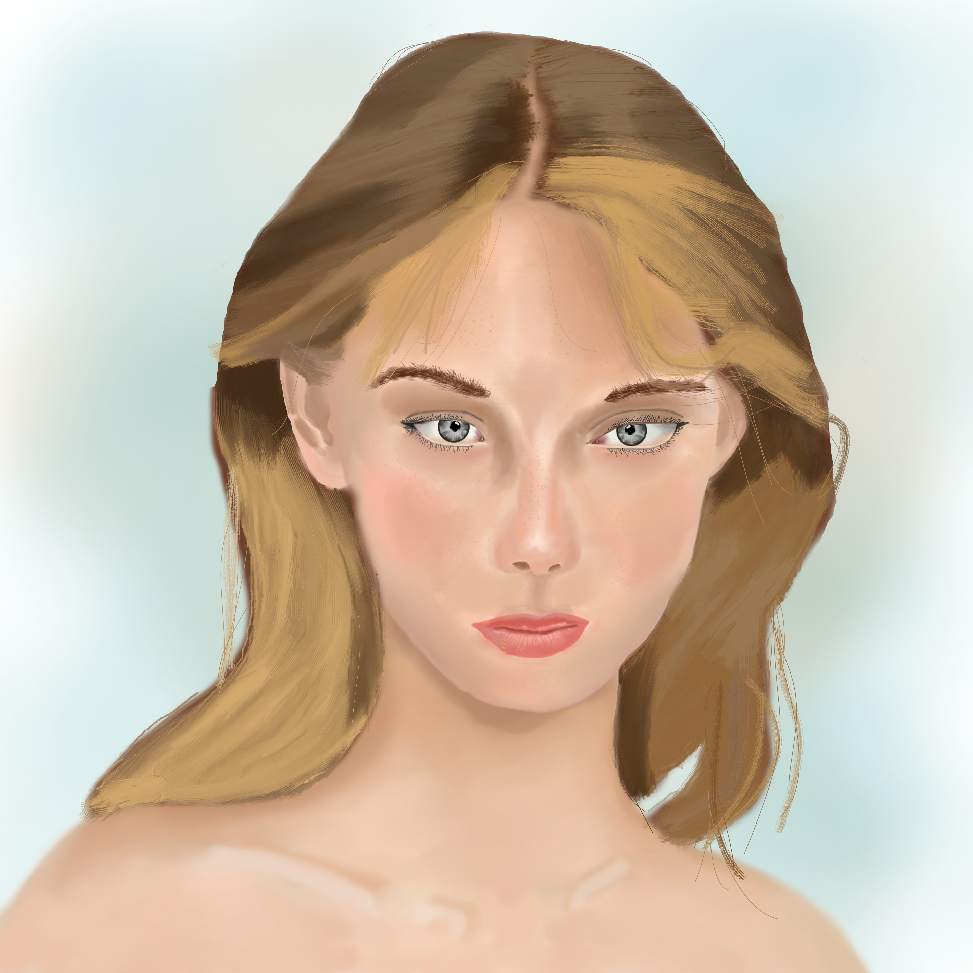 Featured anime style portrait artwork